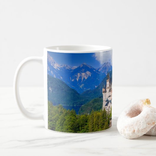 Mug Château de Neuschwanstein Allemagne (Avec donut)