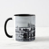 Mug Château de Prague Panorama, Pont Charles, Tchéquie (Gauche)