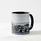 Mug Château de Prague Panorama, Pont Charles, Tchéquie (Devant droit)