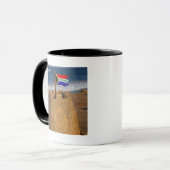 Mug Château de Sable Avec Drapeau Sud-Africain, Umhlan (Devant gauche)