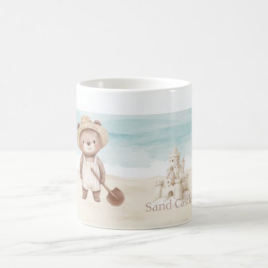 Mug Château de Sable de l'Ours de Plage (Centre)