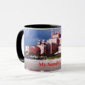Mug Château de sable de plage (Devant gauche)
