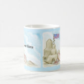 Mug Château de sable de plage (Centre)