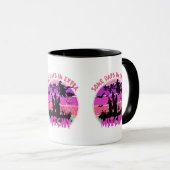 Mug Château de Silhouette de Sorcière - Halloween Suns (Devant droit)