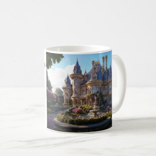 Mug Château de Splendor victorien (Devant droit)