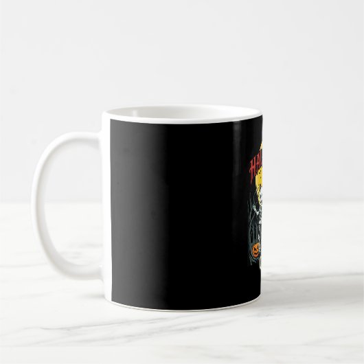 Mug Château de squelettes dansants à l'approche d'Hall (Gauche)