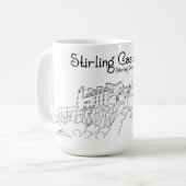 Mug Château de Stirling Écosse (Devant gauche)