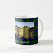 Mug Château de Stirling Frontière Tartan Illuminée (Devant droit)