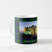 Mug Château de Stirling Frontière Tartan Illuminée (Devant gauche)