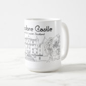 Mug Château de Thirlestane Ecosse (Devant droit)