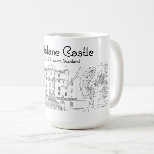 Mug Château de Thirlestane Ecosse (Devant droit)