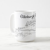 Mug Château d'Édimbourg, Écosse (Devant gauche)