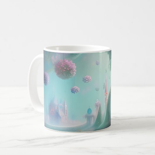 Mug Château des Fées dans la forêt enchantée (Devant gauche)