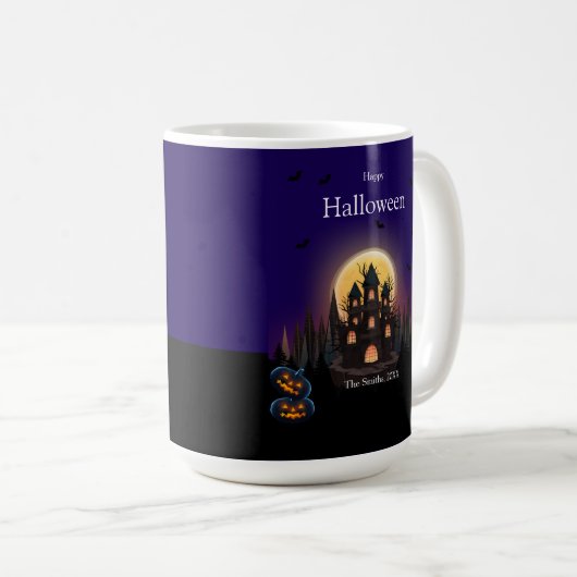 Mug Château d'Halloween (Devant droit)