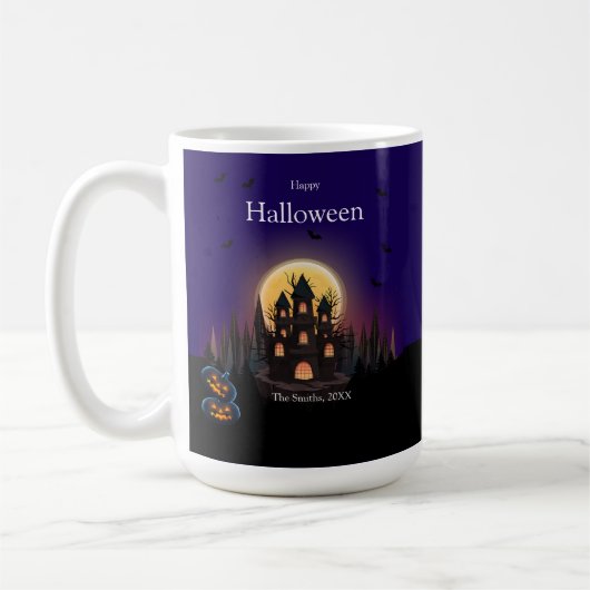 Mug Château d'Halloween (Gauche)