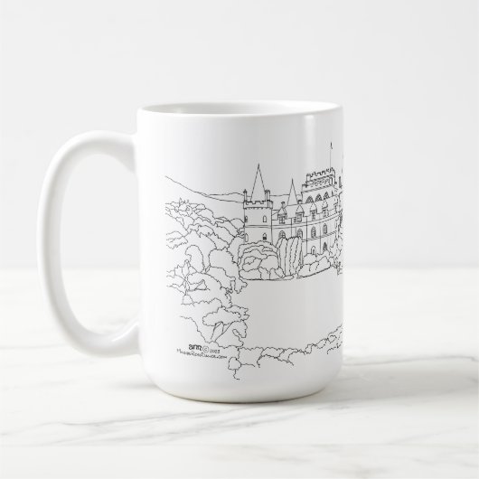 Mug Château d'Inveraray Écosse (Gauche)