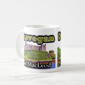 Mug Château écossais de MacLeod Dunvegan de clan (Devant gauche)