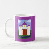 Mug Château Fairytale avec tourelles violettes (Gauche)