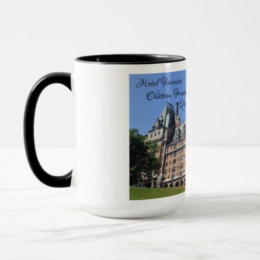 Mug Château Frontenac Québec de Fairmont d'hôtel (Gauche)