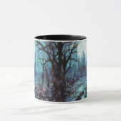 Mug Château gothique et Imaginaire forestier Halloween (Centre)