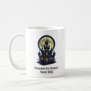 Mug Château Hanté Avec Pleine Lune, Halloween