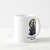Mug Château Hauné Avec Pleine lune, Halloween (Devant droit)