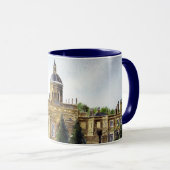 Mug Château Howard North Yorkshire peinture aquarelle (Devant droit)