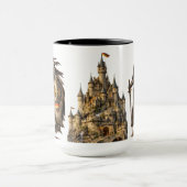 Mug Château Médiéval Chevalier Fantastique Historique  (Centre)