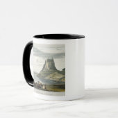 Mug Château sur l'île sainte, le Northumberland, 'd'un (Devant gauche)