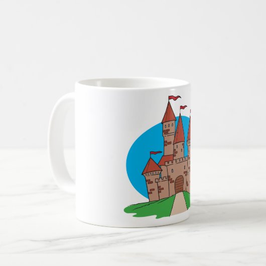 Mug Château Sur Une Colline (Devant gauche)