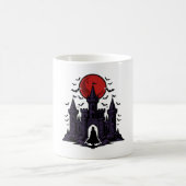 Mug Château Vampire Gothique Clair de Lune Art (Centre)