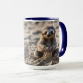 Mug Châteaux De Sable De Construction De Machines À So (Devant droit)