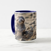 Mug Châteaux De Sable De Construction De Machines À So (Devant gauche)