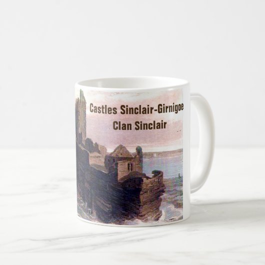 Mug Châteaux Sinclair-Girnigoe - Clan Sinclair (Devant droit)