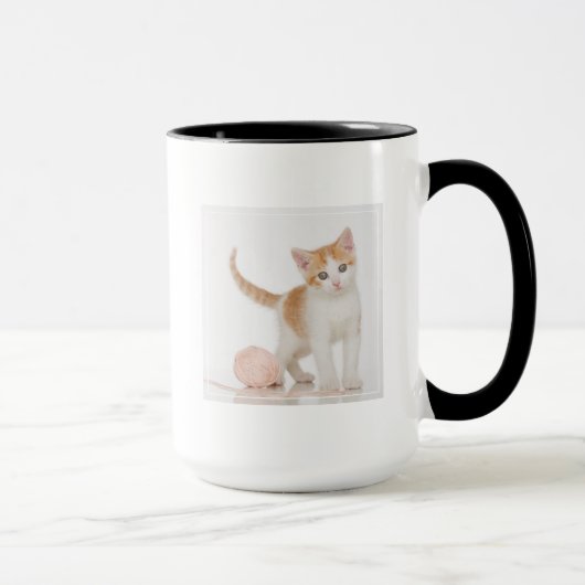 Mug Chaton à côté de boule de ficelle (Droite)