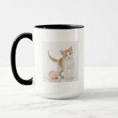 Mug Chaton à côté de boule de ficelle (Gauche)