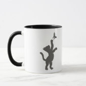 Mug chaton à la recherche d'un papillon - Choisir la c (Gauche)