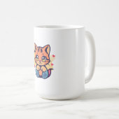 Mug Chaton d'amour adorable (Devant droit)