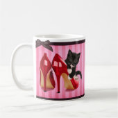 Mug Chaton dans des stylets (Gauche)