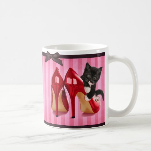 Mug Chaton dans des stylets (Droite)