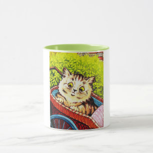 Mug Chaton dans un landau, Louis Wain