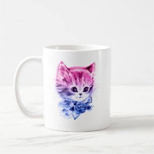 Mug Chaton de fierté bisexuelle