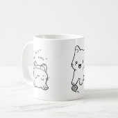 Mug Chaton de Kawaii (Devant gauche)