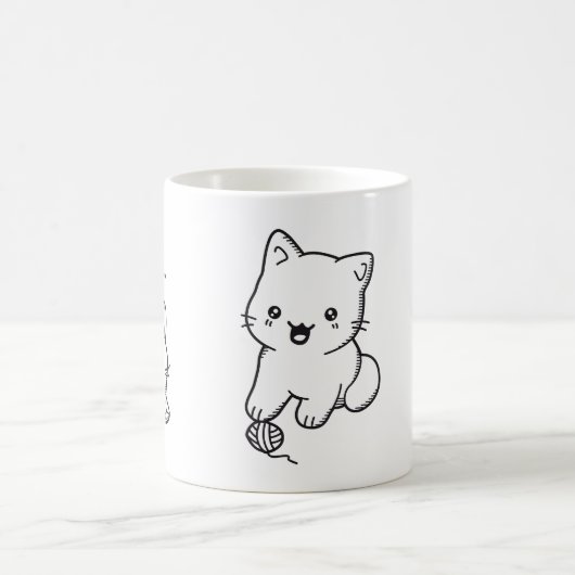 Mug Chaton de Kawaii (Centre)