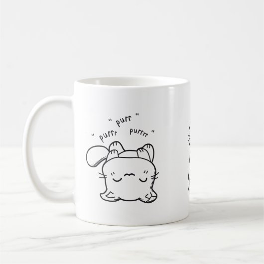 Mug Chaton de Kawaii (Gauche)