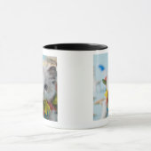 Mug Chaton de poupée de chiffon et vacances d'été (Centre)
