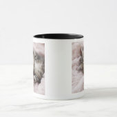 Mug Chaton dormant sur la serviette (Centre)