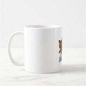 Mug Chaton Endormi Adorable (Gauche)