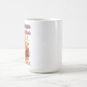 Mug Chaton festif dans les feuilles d'automne (Centre)