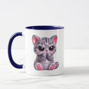 Mug Chaton grincheux chat brillant mignon